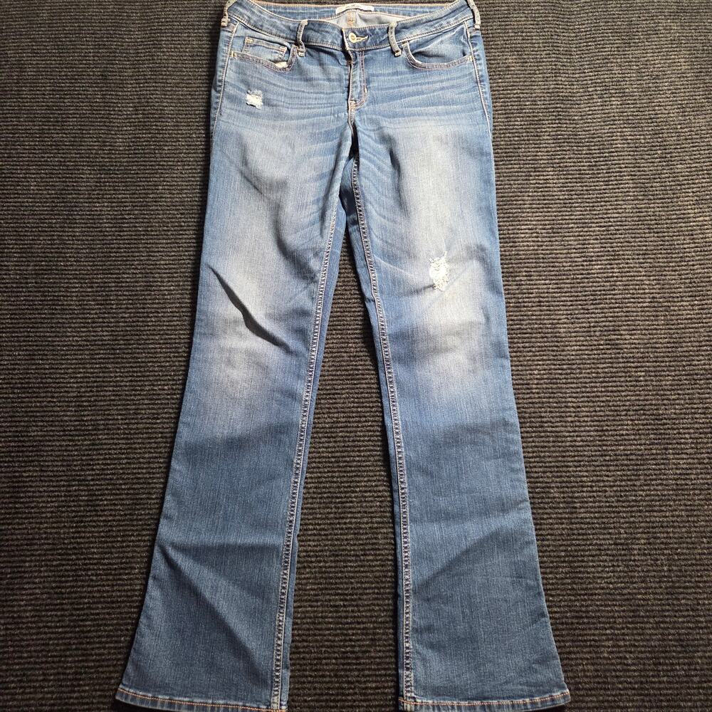 Y2k Hollister Midrise Flare Jeans W30 L33 Medium Wash